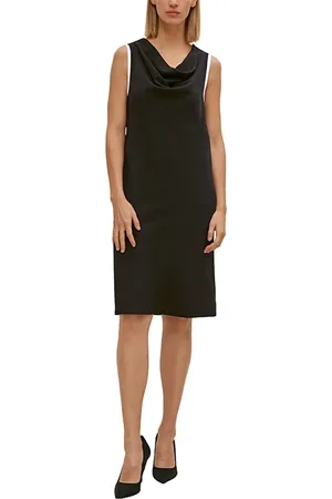 Comma, Dresses Grey/black