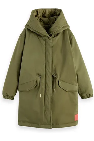 Scotch&Soda Reversible Colourblock Parka Jacket With Repreve® Filling Mi