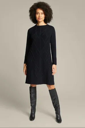 Elena Miro Knit Dress Blue