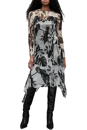 AllSaints Ria Jackie Dress Ecru White