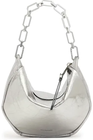 AllSaints Madea Mini Chain Bag Gunmetal Grey