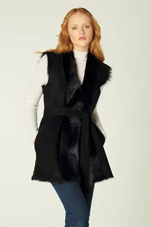 LK Bennett Nellie Gilet Vest Black