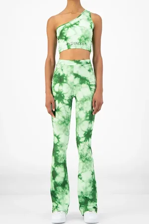 Daily paper Green Tie Dye Resymetric Top