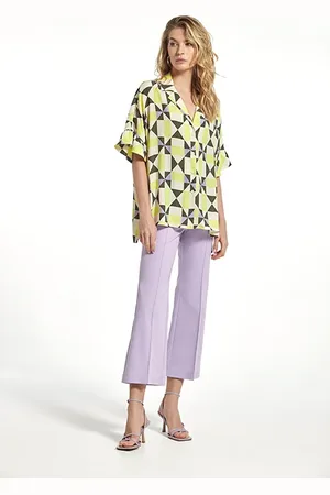 OKY Stretch Cotton Eladiotrouser Lilac