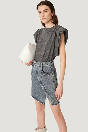 IRO Strasse Snow Blue Skirt