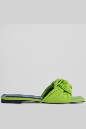 By Far Lima Pistachio Grained Leather Pistachio