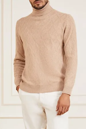 Guess GUESS Ls Tn Rhombus Stitch Herb Tan
