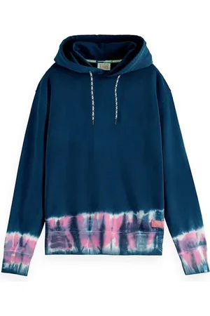 Scotch&Soda Tie-dye Artwork Relaxed-fit Hoodie Combo A