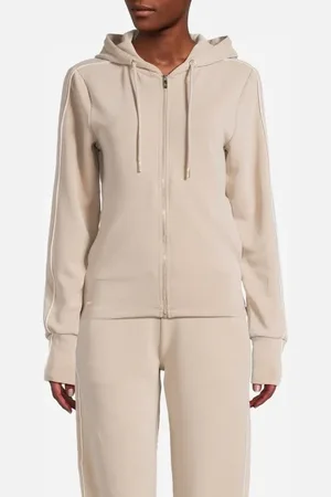 Lune Active Lara Zip Up Cardigan Beige