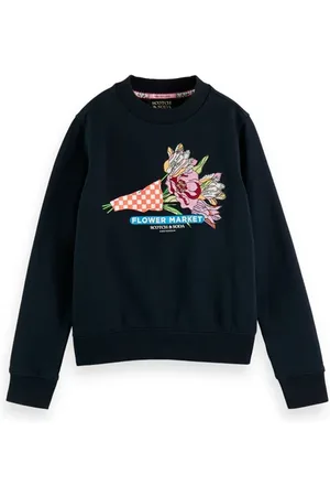 Scotch&Soda Regular-fit Artwork Sweatshirt Night
