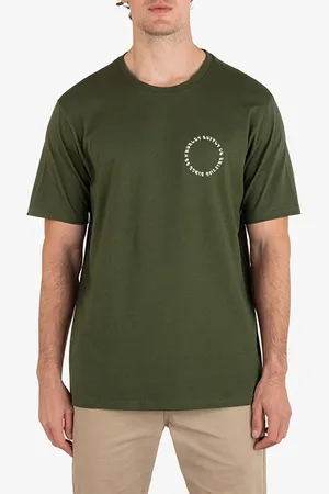 Hurley Evd Skull Driftin Short Sleeve Char Fern