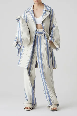 Closed Oversized Coat Jackets & Coats Ecru