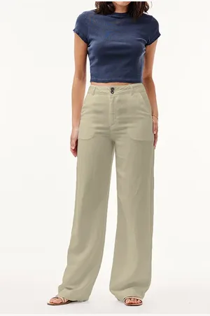 Bella Dahl Harper Clean Hem High Waist Sage Sea
