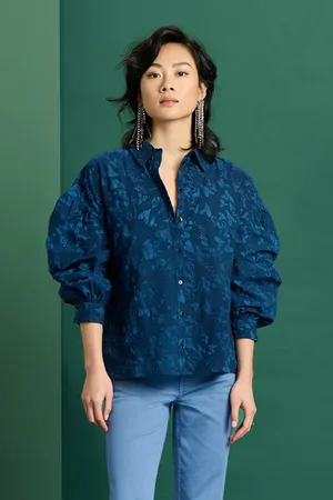 POM Amsterdam Blouse - Love Eternal Blue