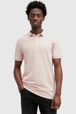 AllSaints Reform Ss Polo Dust Taupe