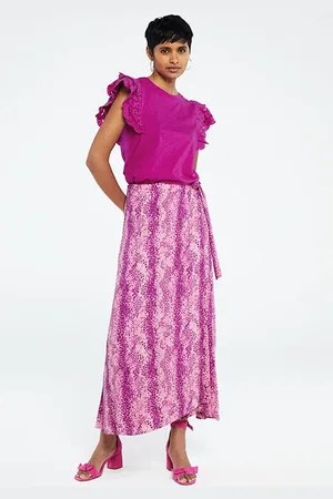 Fabienne Chapot Bobo Skirt Apricot/magic Magent