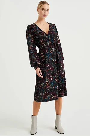 WE Fashion Dress Mid Length Black