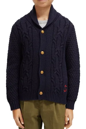 Scotch&Soda Cable Knit Cardigan Night
