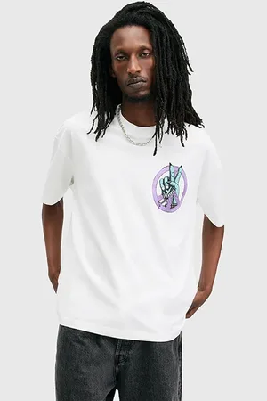 AllSaints Activist Ss Crew Optic White