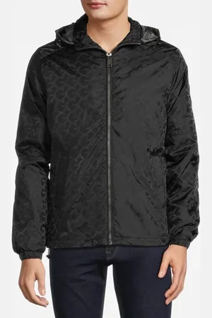 Guess GUESS Hooded Windbraker Jet Black A996