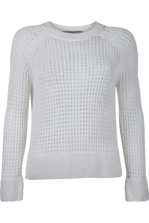 AllSaints Paloma Crew Neck Chalk White