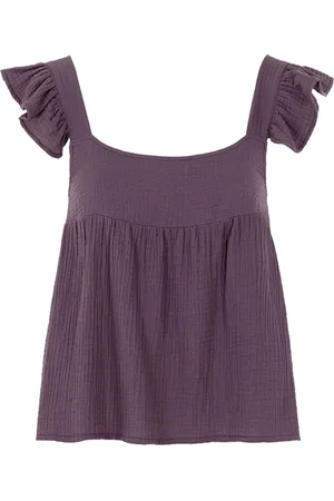 BY-BAR Pippa Doppia Top Dark Lavender