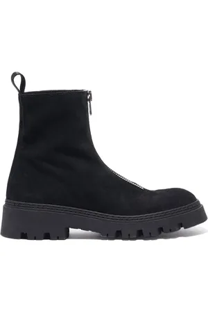 Bimba y Lola Black Split Leather Ankle Boot