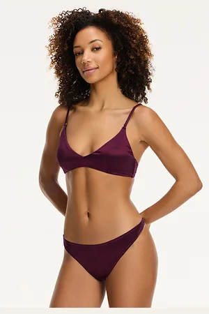 Shiwi Ladies Lou Bikini Set Ultra Shine Shiny Purple