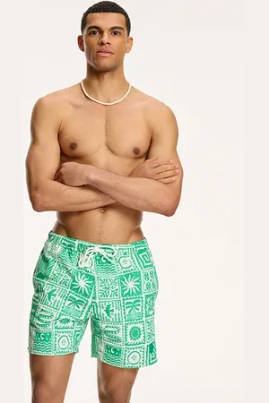 Shiwi Men Swim Shorts Nick Tile Emerald Green