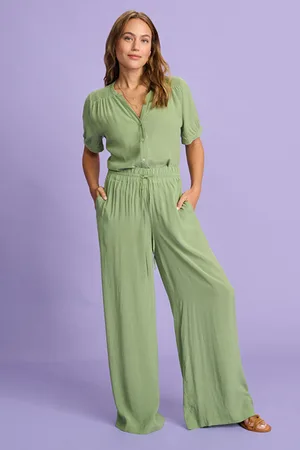 POM Amsterdam Pants - Moss Green