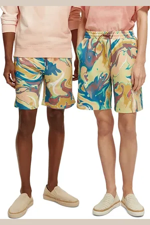 Scotch&Soda Unisex Born To Love Shorts Marble