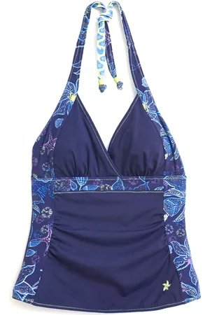 White Stuff Coastal Reversible Tankini Navy