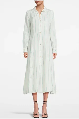 FORTE FORTE Forte Forte Pinstripe Linen Dress Antille