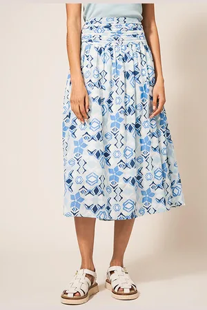 White Stuff Maeva Skirt Blue