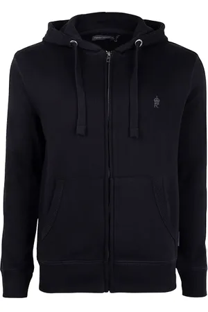 French Connection Fc Zip Hood Black / Gunmetal