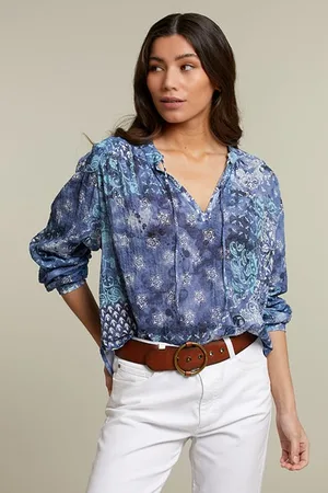 River Woods Blue Loose Strings Shirt