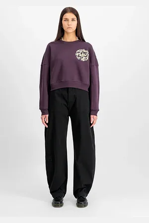 Alpha Industries Logo Sweater Plum