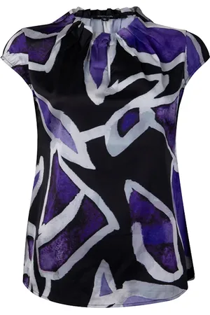 Comma, Blouses Grey/black