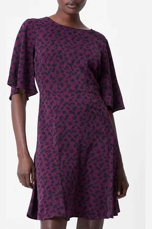 French Connection Estella Angel Slv Dress K Black