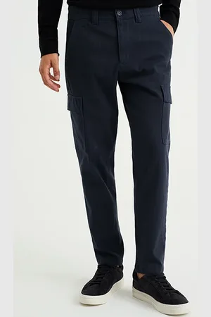 WE Fashion Cargo Pants Dark Blue