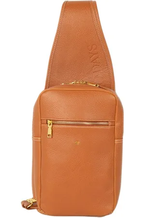 10 days Cross Body Bag Saddle Brown