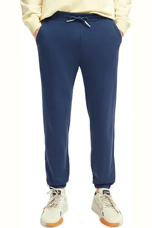 Scotch&Soda Unisex Organic Cotton Sweatpants Storm Blue