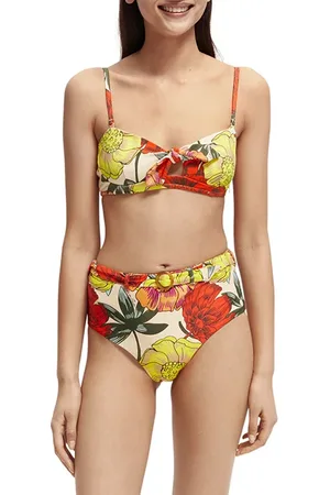 Scotch&Soda Allover Printed High-waist Bikini Bottom Combo J