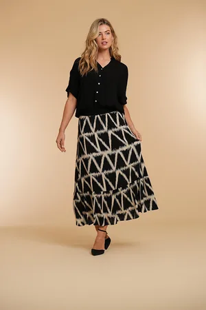 Geisha Skirt Black/sand