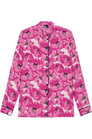 The Kooples Long Sleeve Shirt Pink