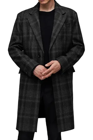 AllSaints Sargas Coat Black