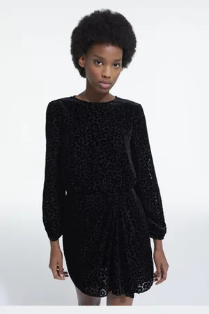 The Kooples Robe Courte Decollete Plongeant Black