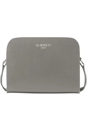 LK Bennett Sh Marie Recycled Safiano Dark Grey