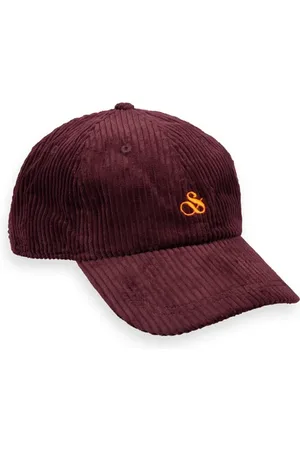 Scotch&Soda Heavy Cord Cap Berry Wine