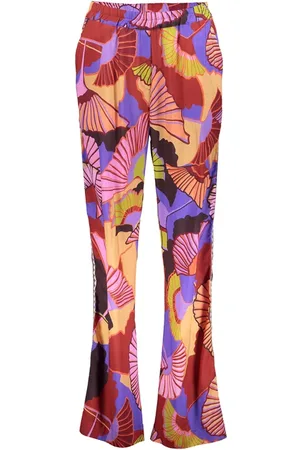 Geisha Pants Burgundy/purple Combi